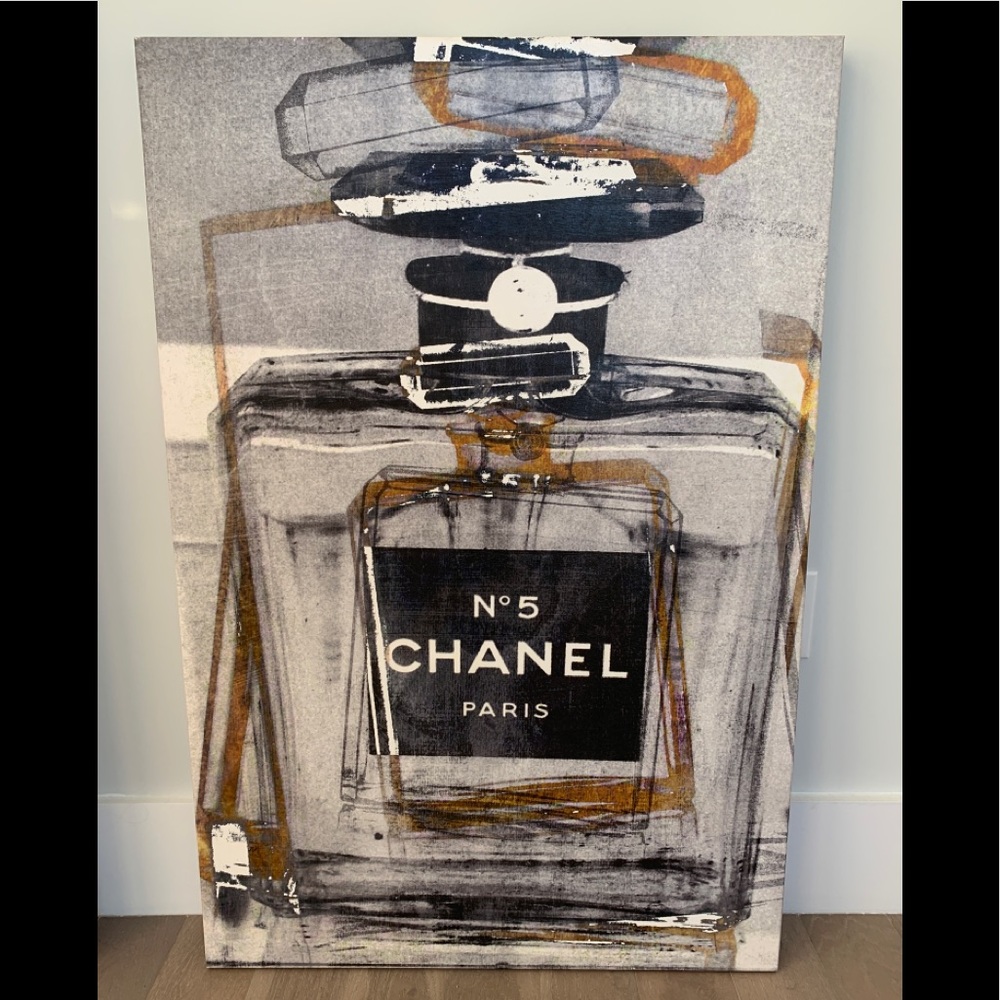 Chanel Perfume Canvas Art Print